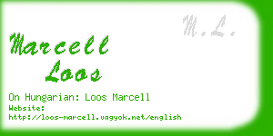 marcell loos business card